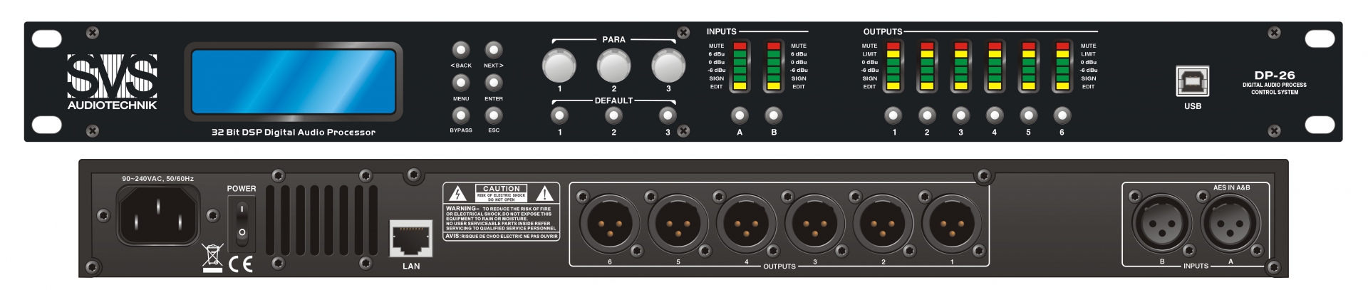 SVS Audiotechnik DP-26 Цифровой процессор: 2 входа 6 выходов в Ряжске